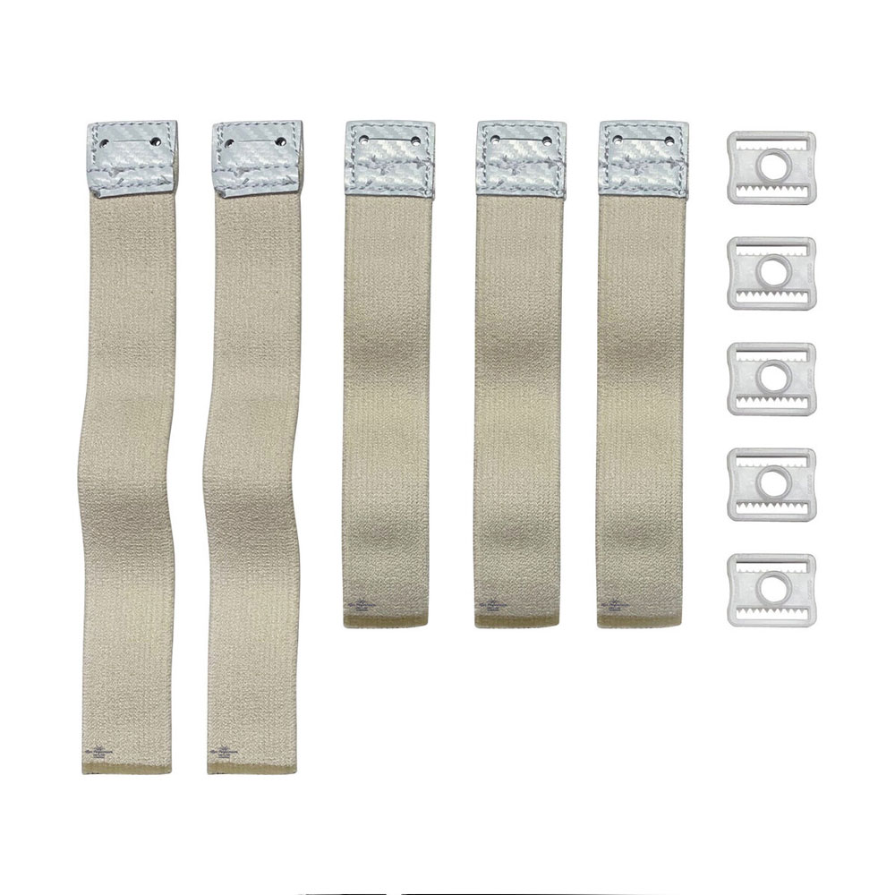 Nash Goalie Pad Leather Calf & Knee Straps 2-Pack – 28 Inch – Ice Hockey Goalie Parts